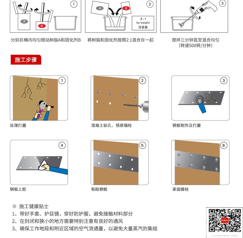 包钢盘县粘钢加固施工过程